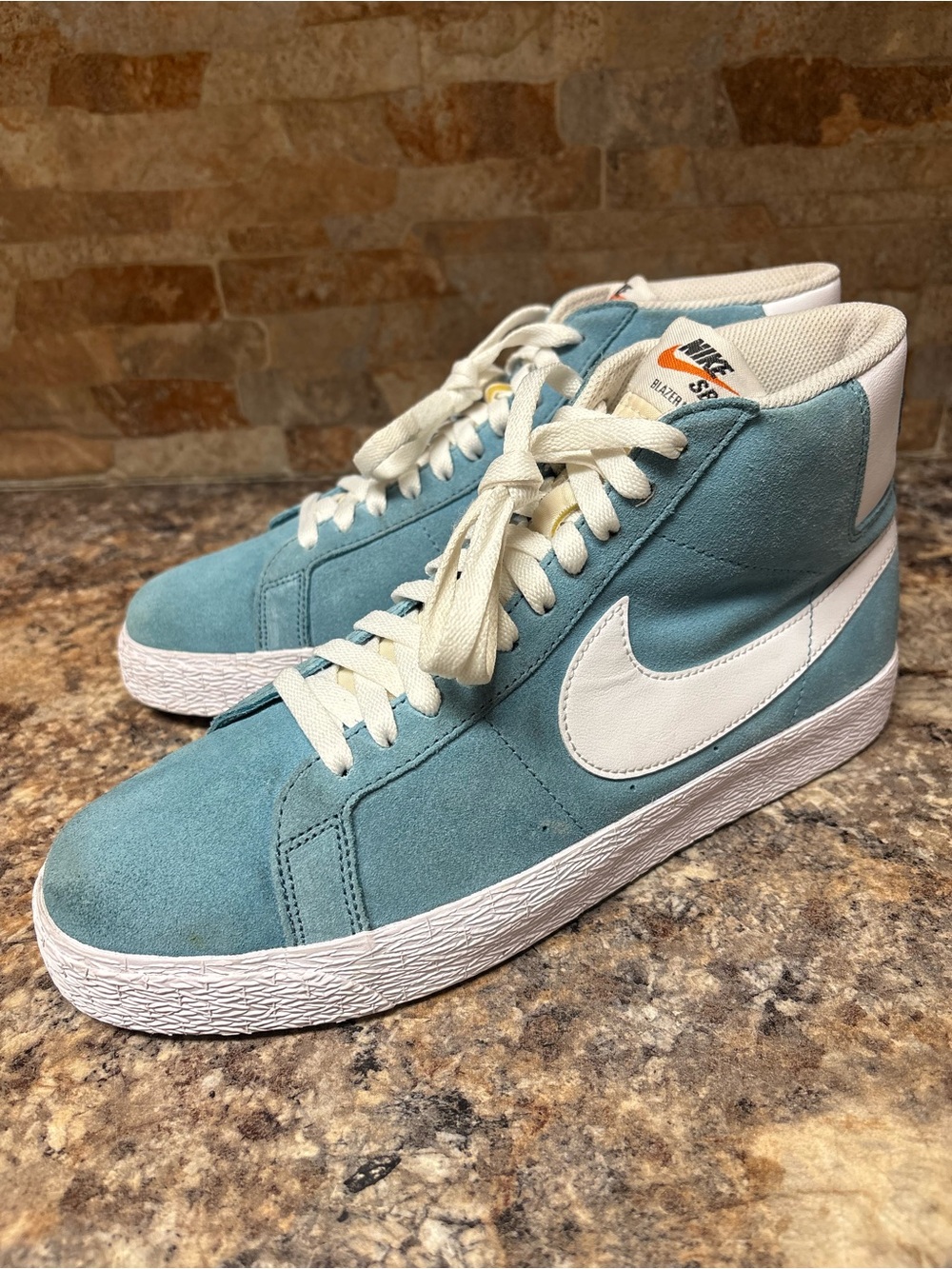 Nike Zoom Blazer SB Mid Cerulean Blue 864349-404 Size 9.5